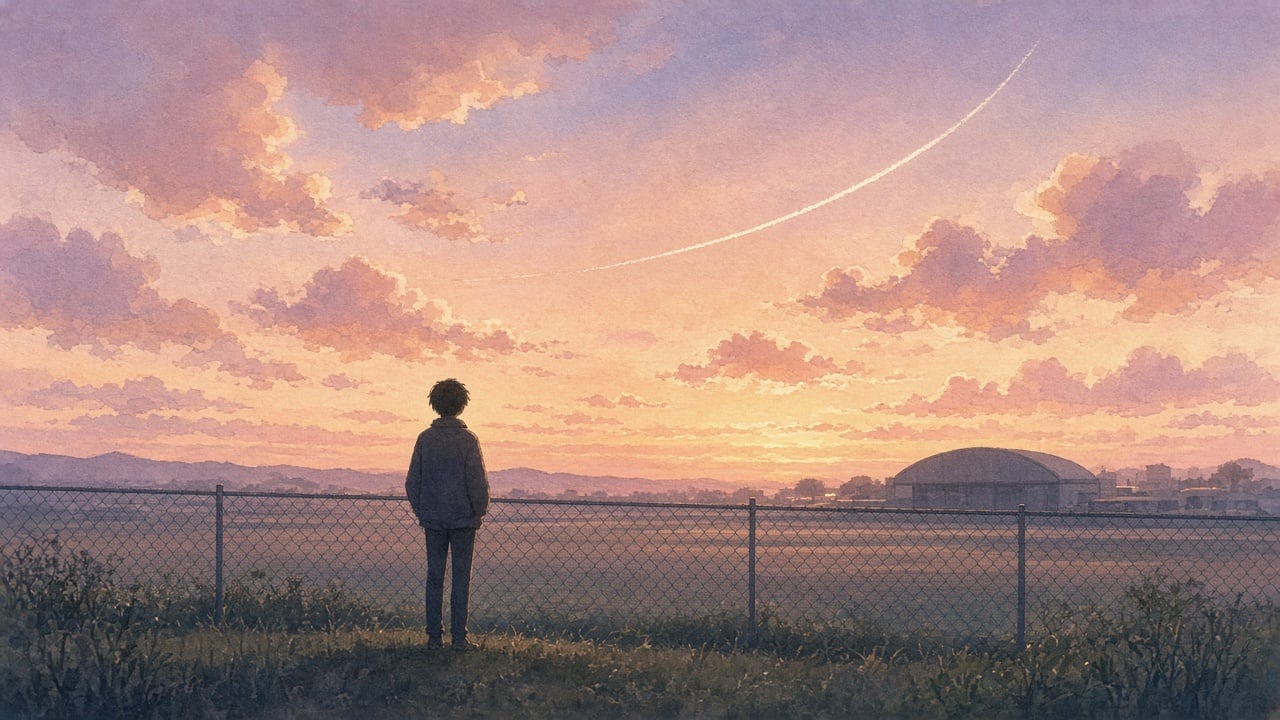 Dream of flight - airfield scene